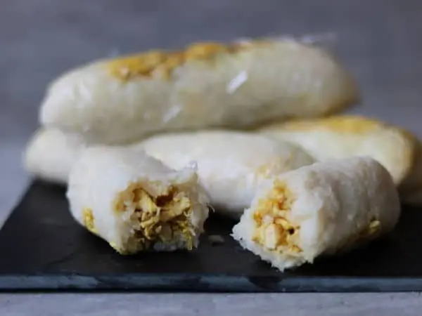 Lemper Ayam (Kleefrijst met Kip)